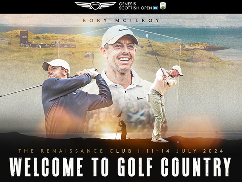 Rory McIlroy set for Genesis Scottish Open Title Defence