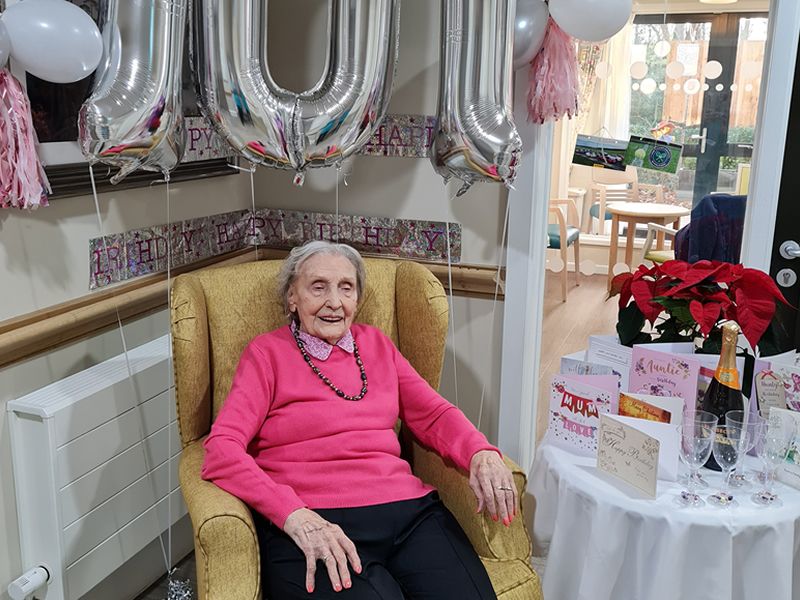 101 year old Edinburgh care home resident shares pearls of wisdom