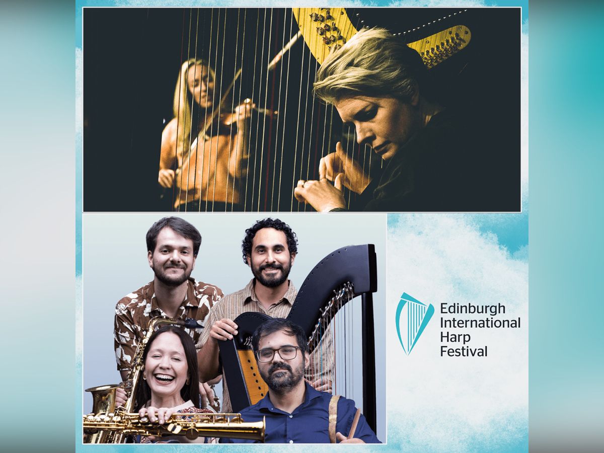 Edinburgh International Harp Festival: Catrin Finch & Aoife Ni Bhriain (Classical) / Juanjo Corbalan Quartet (Jazz/world)