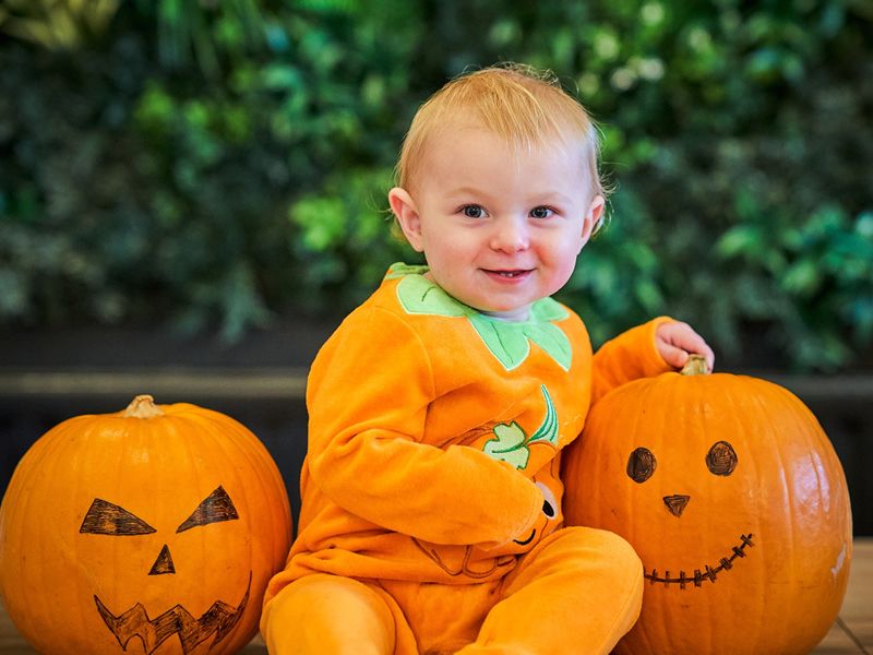 Little SCARElings get in the Halloween spirit at Dobbies
