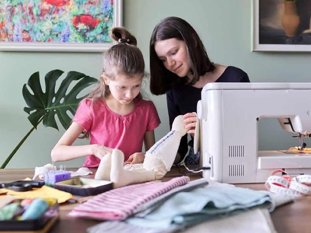 Family Sewing Day: Upcycled Jeans Apron