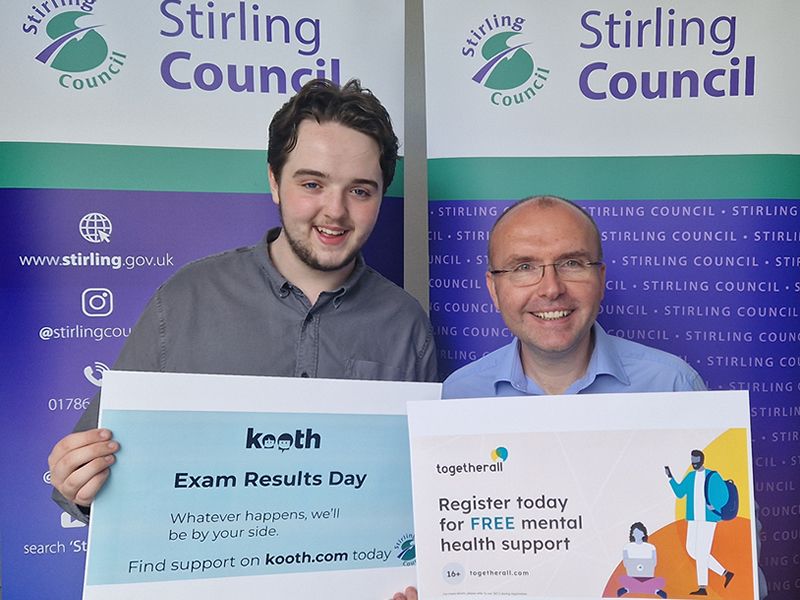 Stirling adds new mental health service for pupils ahead of Results Day