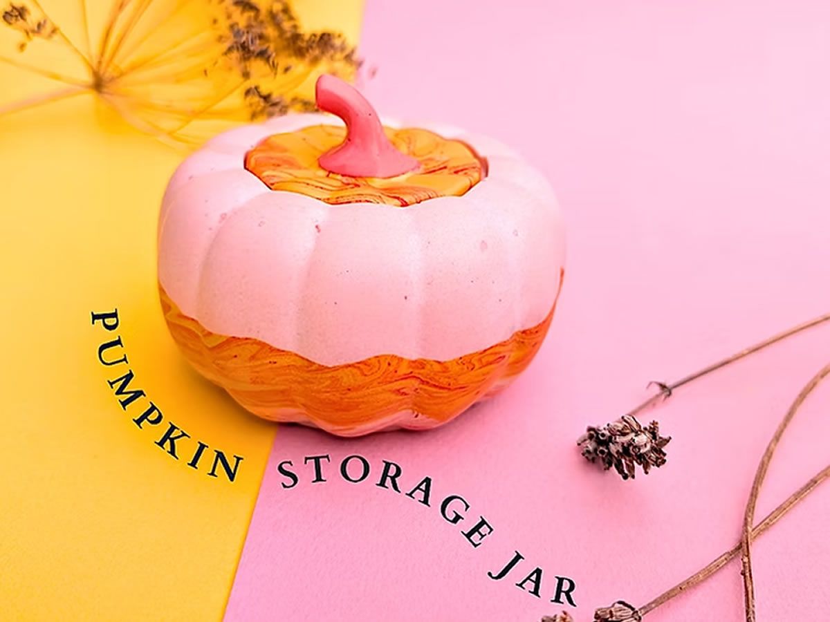 Pumpkin Storage Jar