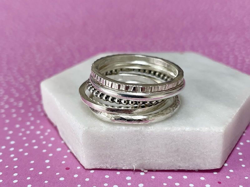 Jewellery Class - Make a set of skinny stacking rings