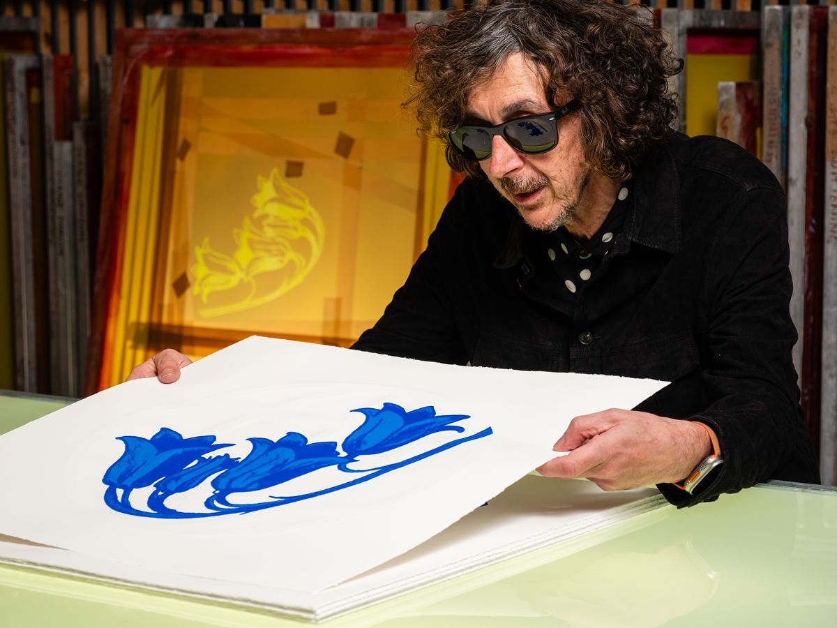 Scottish icons swap stage for studio in bold new printmaking project