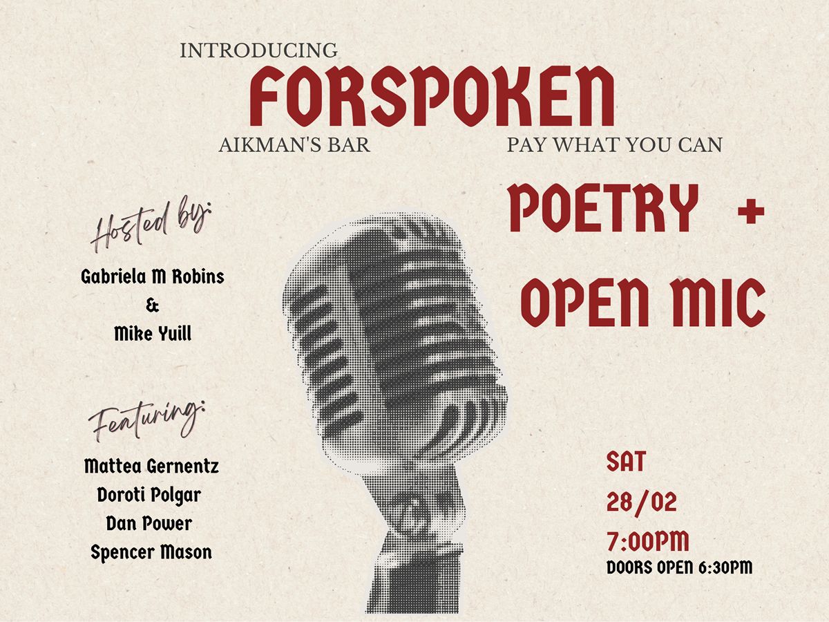 Forspoken: Poetry & Open Mic Night