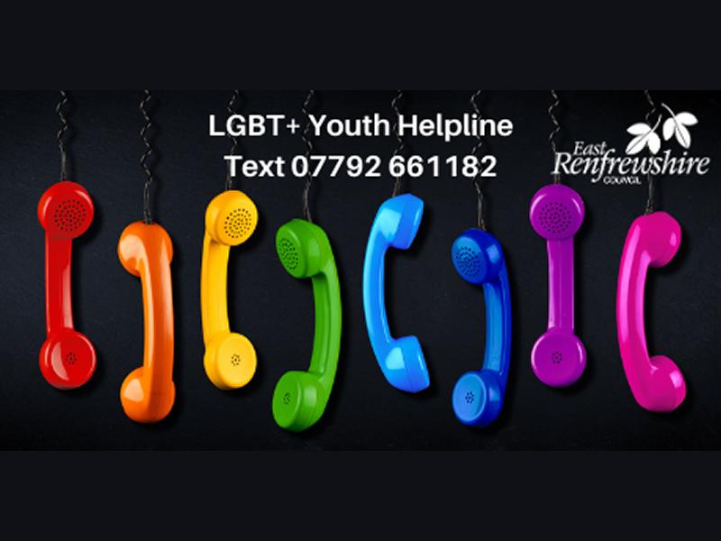 Launch of LGBT+ Youth Helpline to support young people in East Renfrewshire