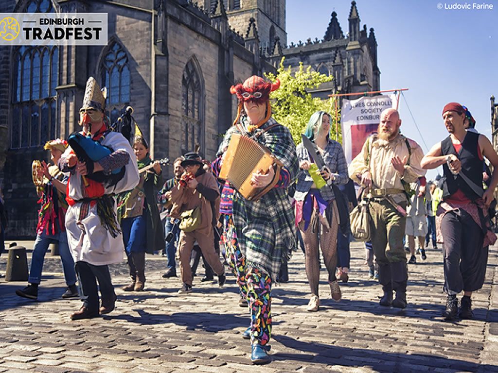 May Day Parade 2024: Demand Global Change - Part of Edinburgh Tradfest 2024