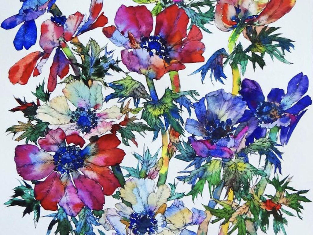 Winter Wild Flowers Watercolour Painting Workshop