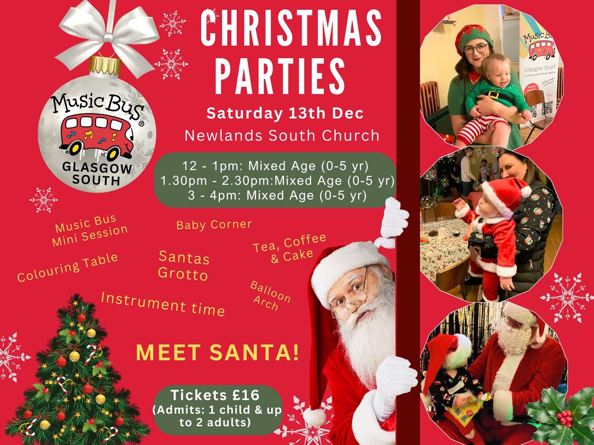 Music Bus Christmas Parties... with Santa!