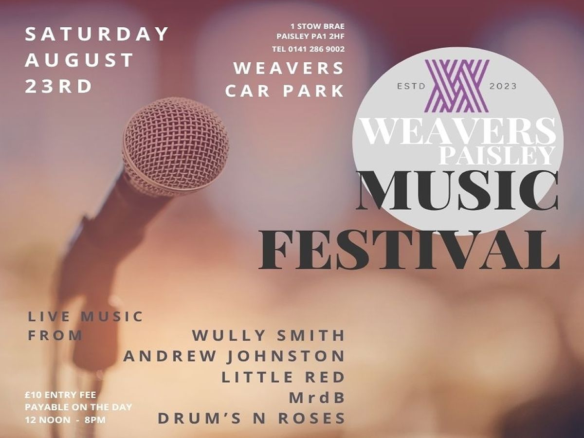 Weavers Paisley Music Festival
