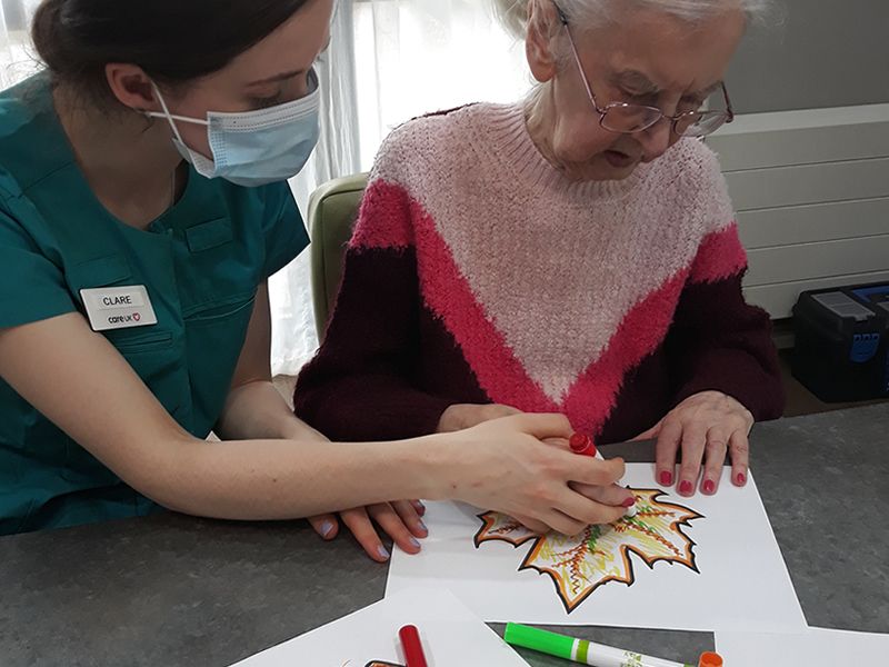 Etching to go! Edinburgh care home residents take part in worldwide art festival