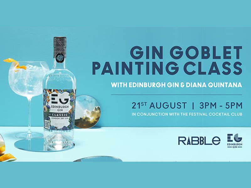Edinburgh Gin Gin Goblet Painting Class
