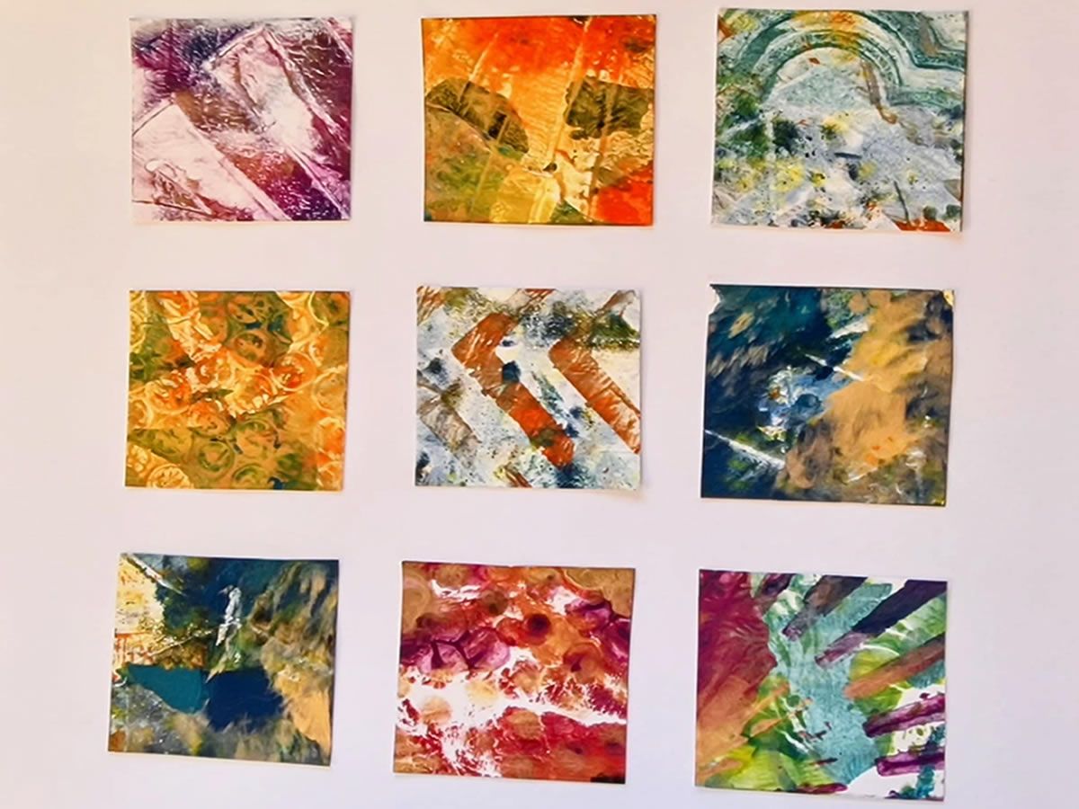 Gel Printing Workshop