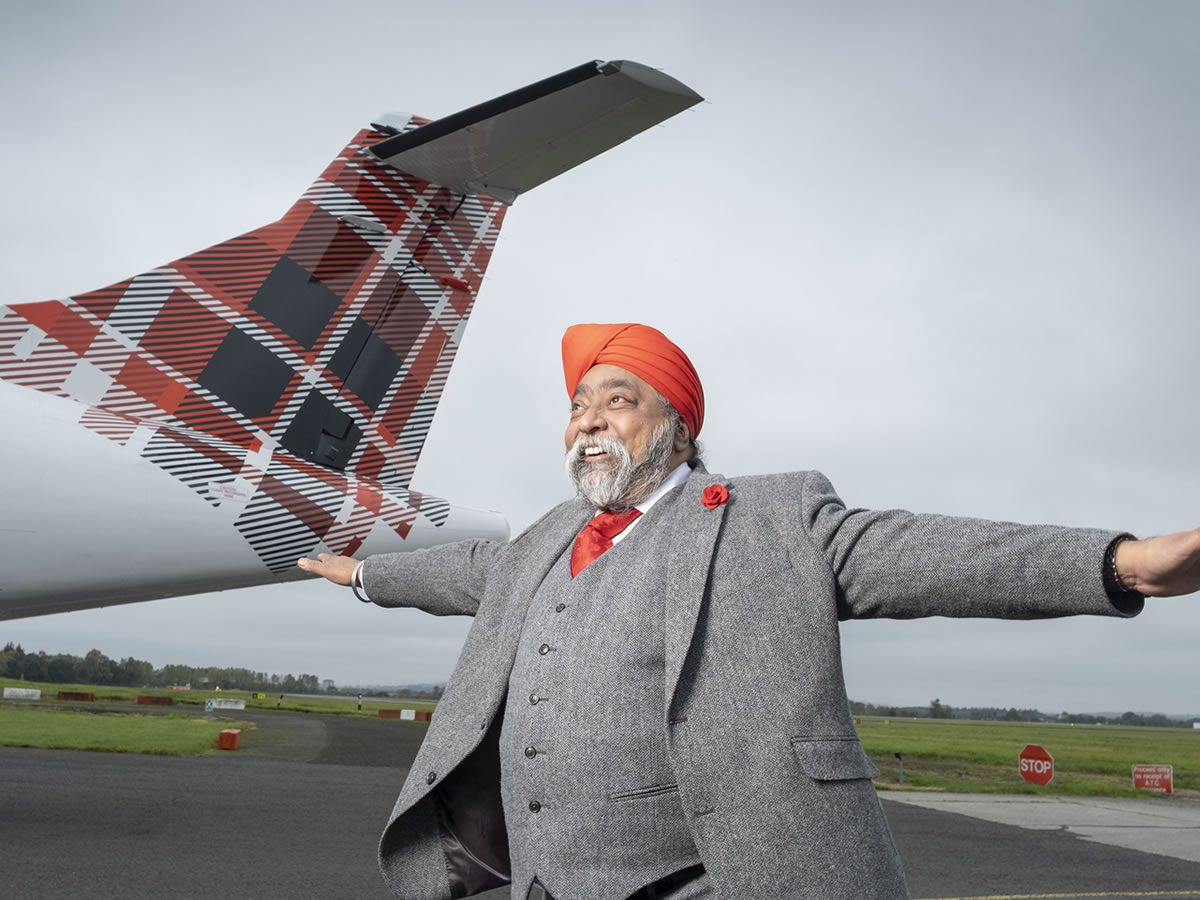 Scottish chef Tony Singh MBE joins Loganair as first ever Brand Ambassador