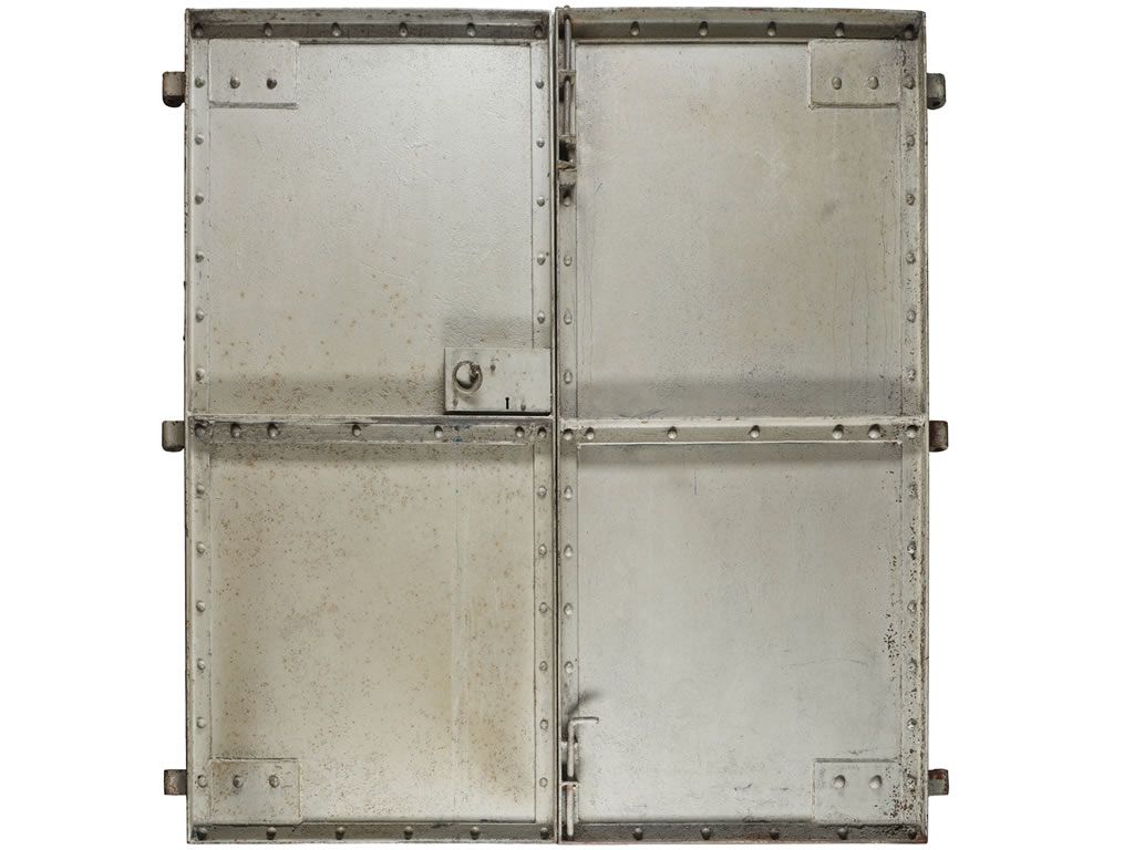 Blast doors from secret bunker in  East Kilbride go on display