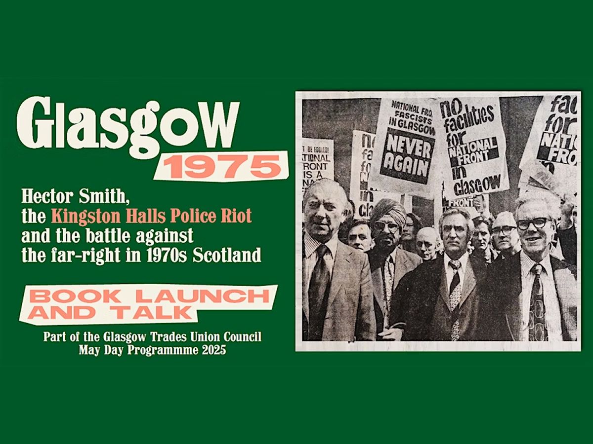 Glasgow 1975: Book Launch & Talk