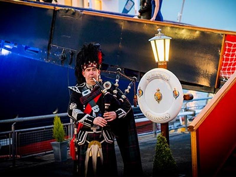 Burns Supper aboard The Royal Yacht Britannia