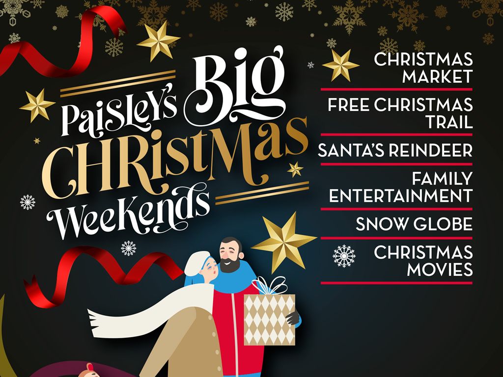 Big Christmas Weekends in Paisley get underway with the Small Business Saturday Christmas Market
