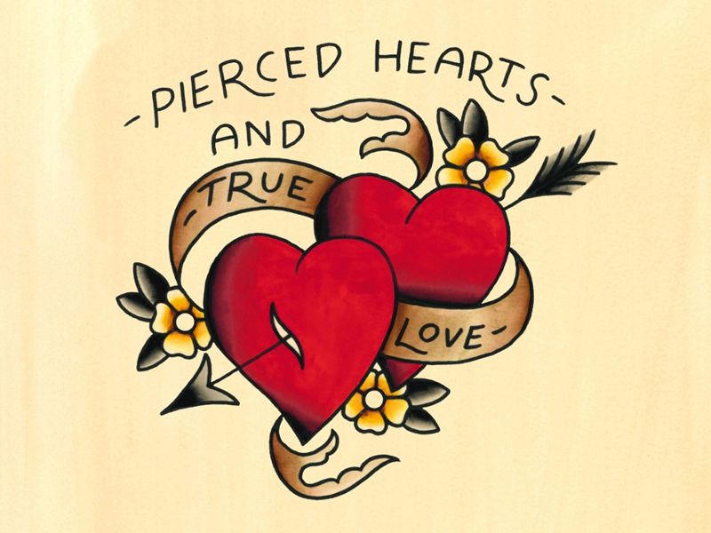 Talking Tattoo History: Pierced Hearts and True Love