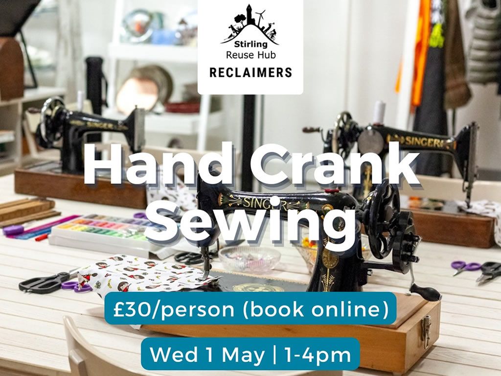 Hand Cranked Sewing