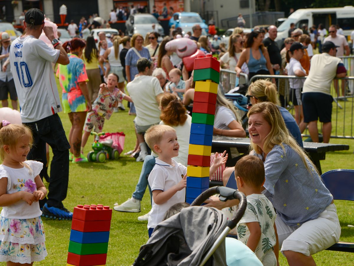 Crowds celebrate the summer at Barshaw Gala Day