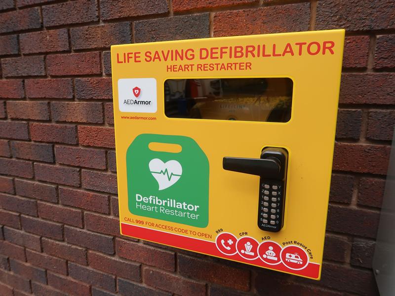 Residents to benefit from life saving defibrillators