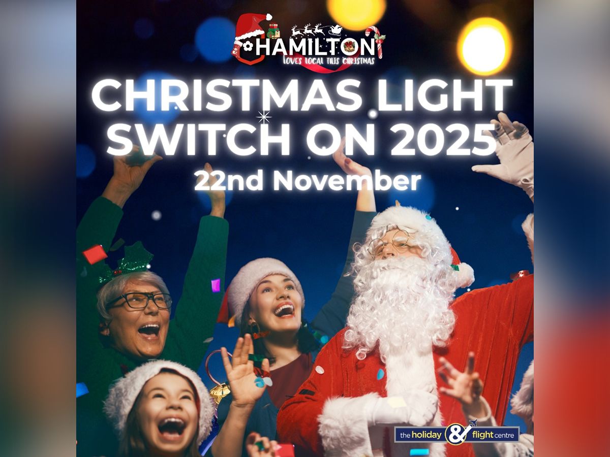 Hamilton Christmas Lights Switch On