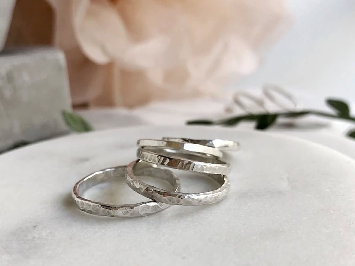 Silver Stacking Rings
