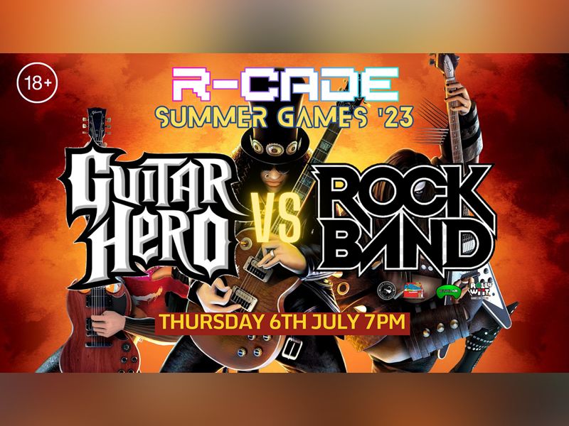 R-CADE Lates: Guitar Hero vs Rock Band Party