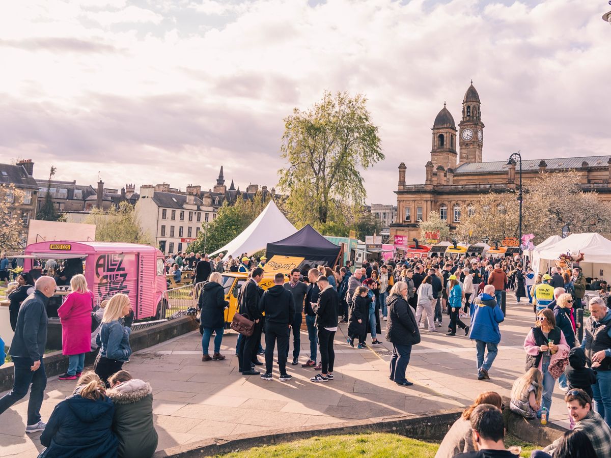 A supersized Paisley Food and Drink Festival returns this weekend
