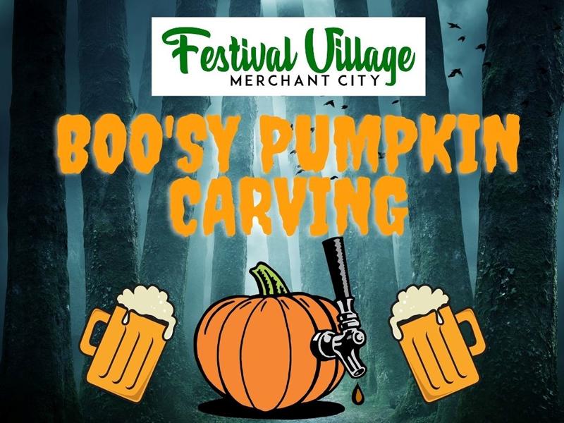 Boo’sy Pumkin Carving at Festival Village: Merchant City