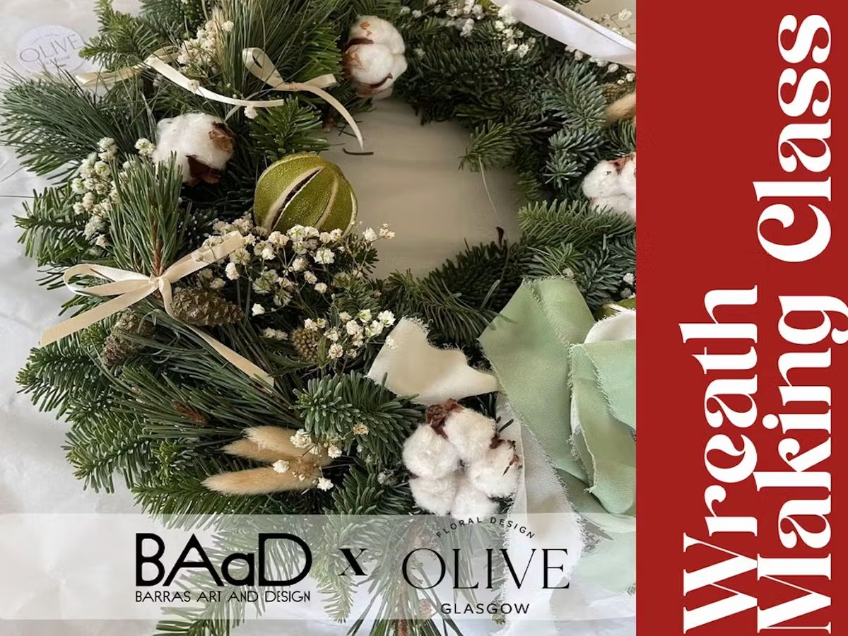 Olive Flowers x BAaD - Festive Wreath Masterclass