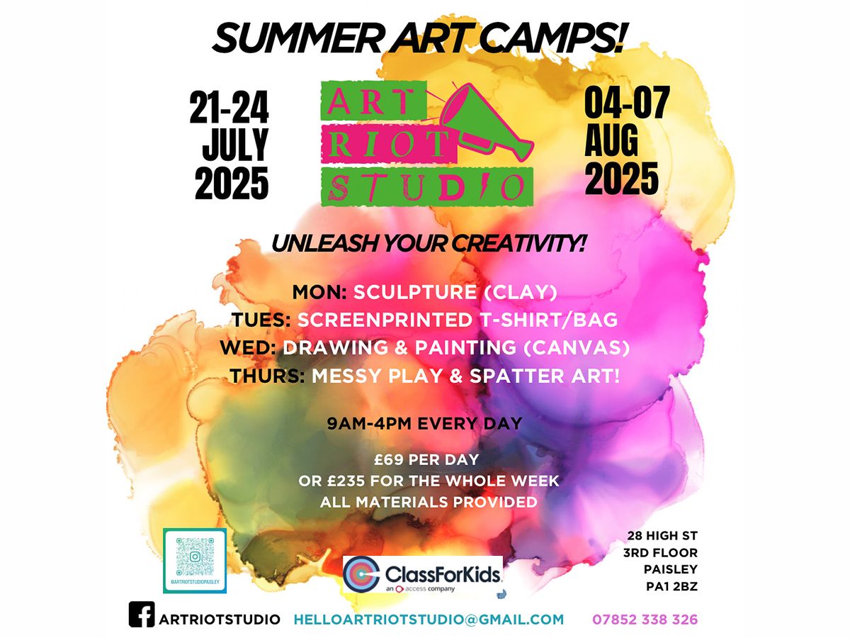 Art Riot Studio Summer Camp