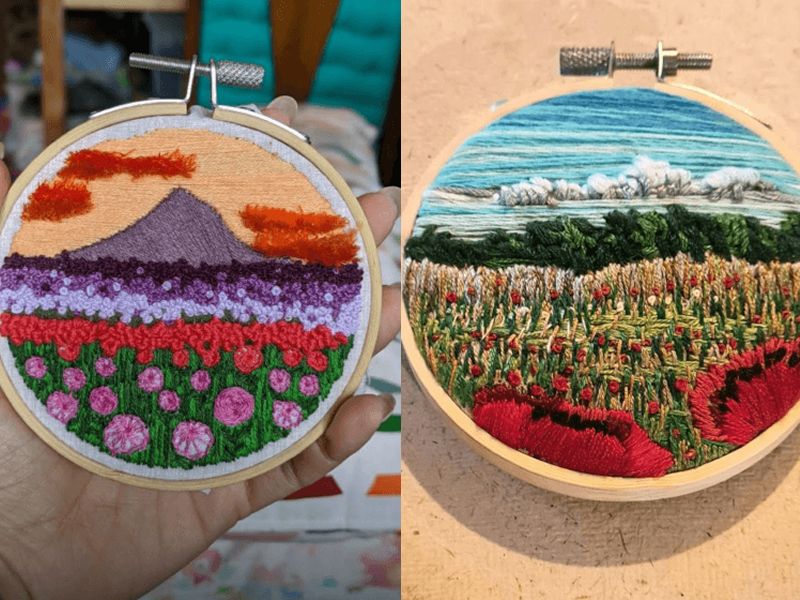 Miniature Landscape Embroidery Workshop