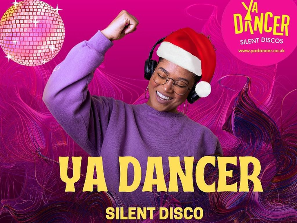 Christmas Silent Disco Party Parade up Byres Road with Ya Dancer Crew