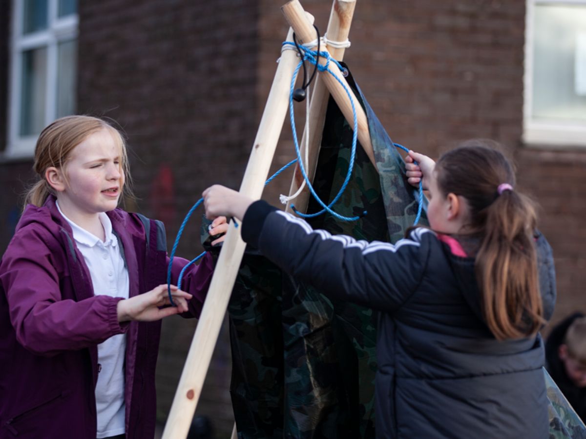 Loose Parts Play with Operation Play Outdoors
