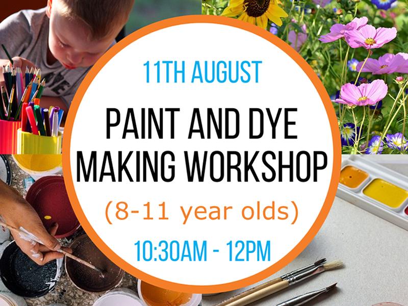 Paint and Dye Making Workshop (8-11 year olds)