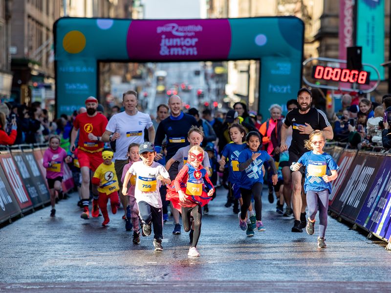 AJ Bell Junior and Mini Great Scottish Run