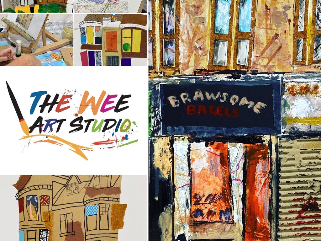 Adult Sunday Art Workshop: Create an Urban Mixed Media Painting and Collage