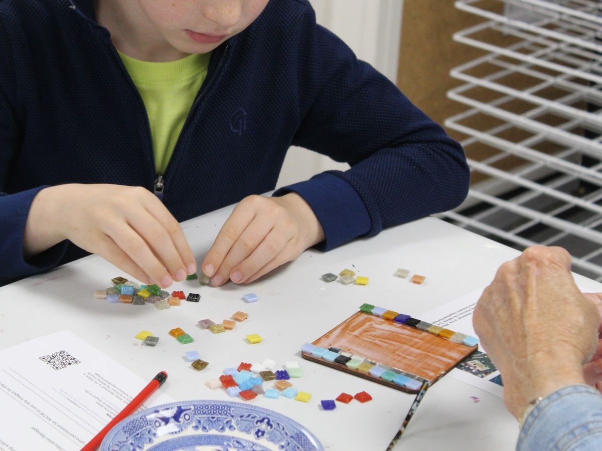 Summer Holiday Family Activity: The Glasgow Style for Kids - Make a Mosaic Mirror