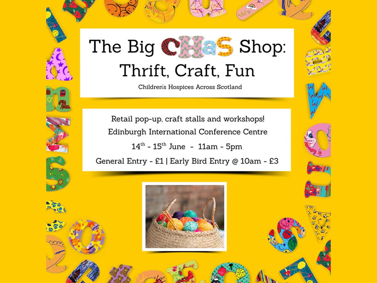 The Big CHAS Shop, Thrift, Craft Fun