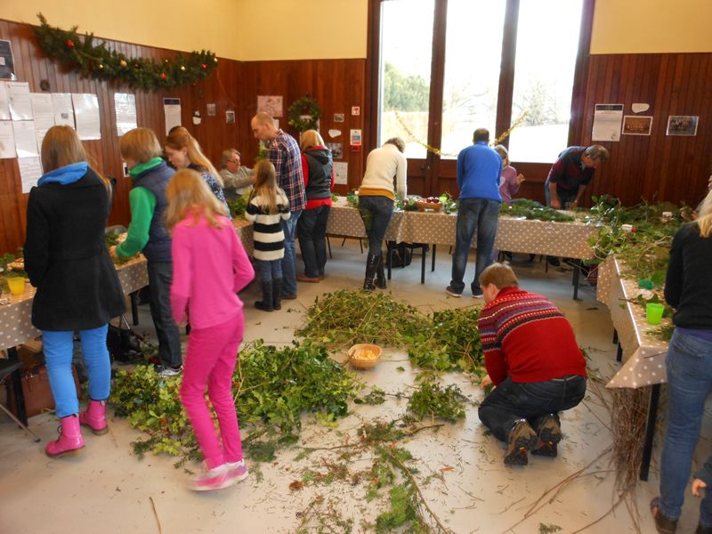 Family Wreath Making