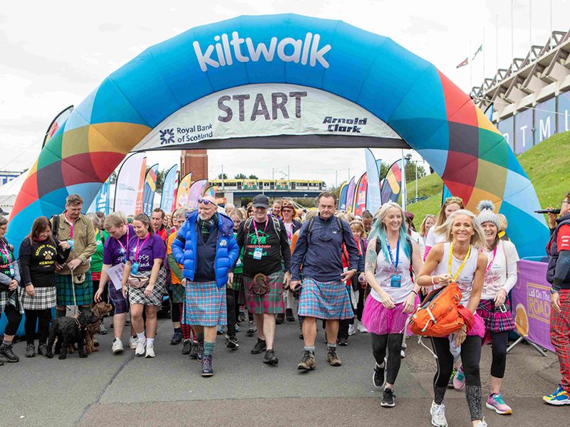 Edinburgh Kiltwalk delivers over two million pounds for 500 Scottish