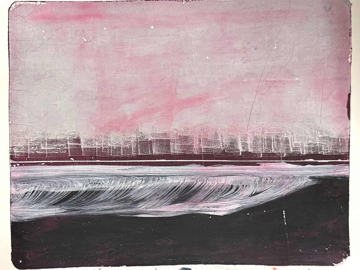 Exploring Landscape Through Print, Paper and Paint with Jade Stout