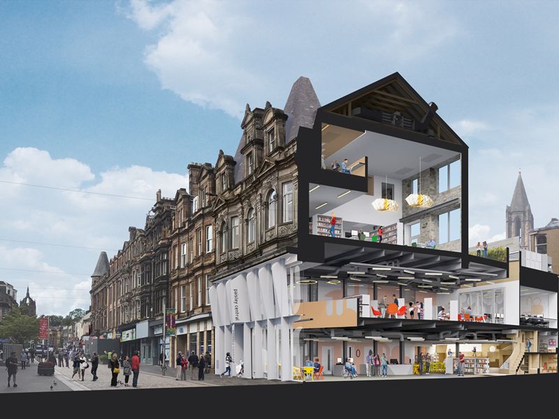 Artist Impression of Paisley Central Library