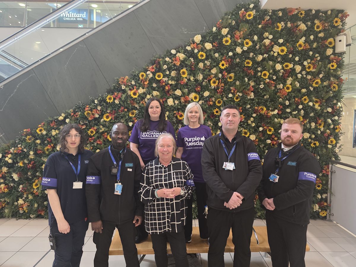 Buchanan Galleries marks Purple Tuesday with Charity Partnerships
