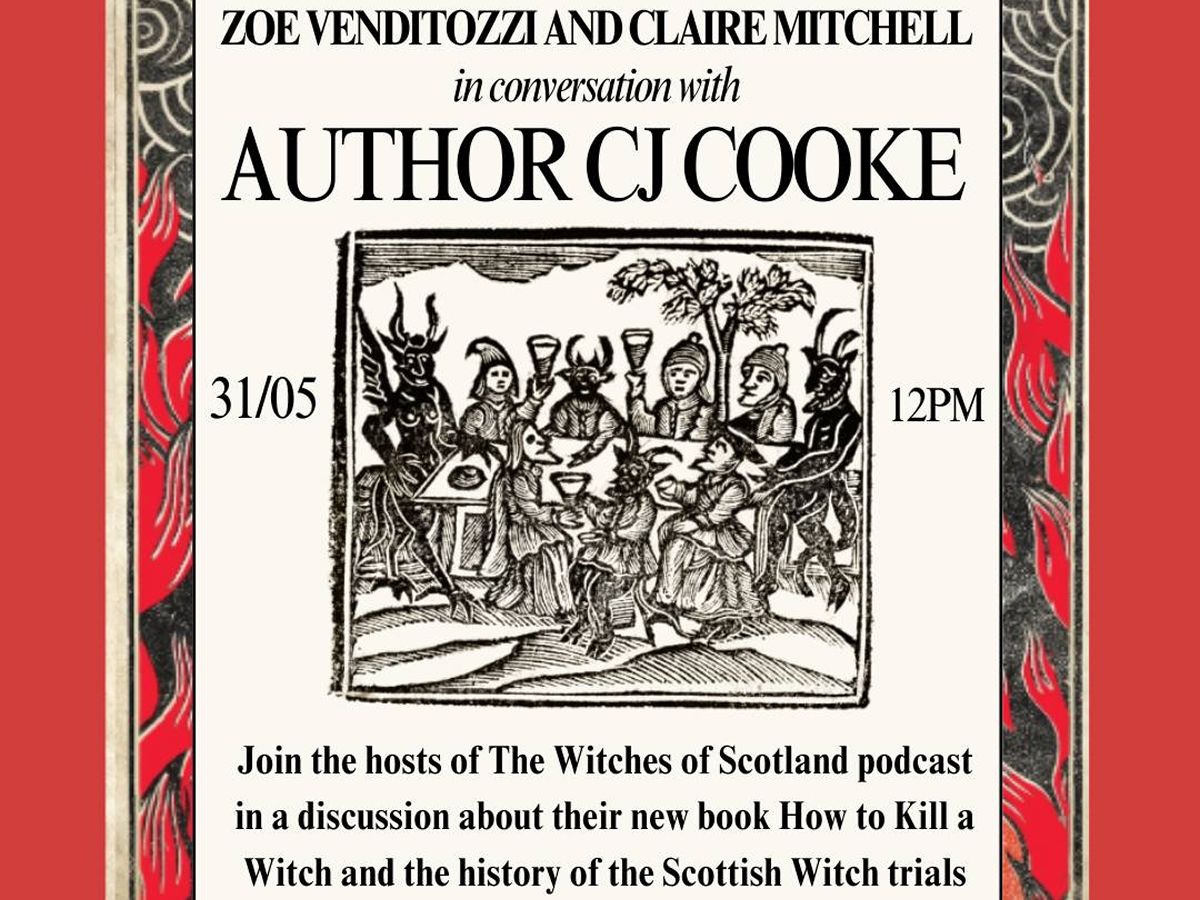 The Witches of Scotland in conversation with author C.J. Cooke