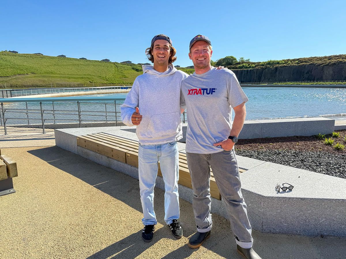 World Surf League Big Wave Pros Make a Splash at Lost Shore Surf Resort