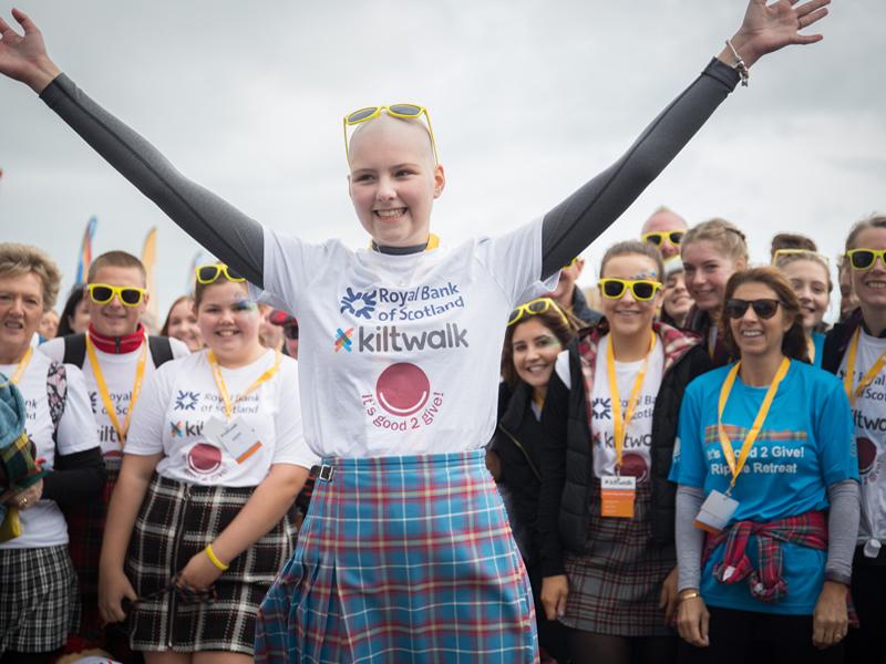 Final Kiltwalk of the year is the biggest ever in Edinburgh